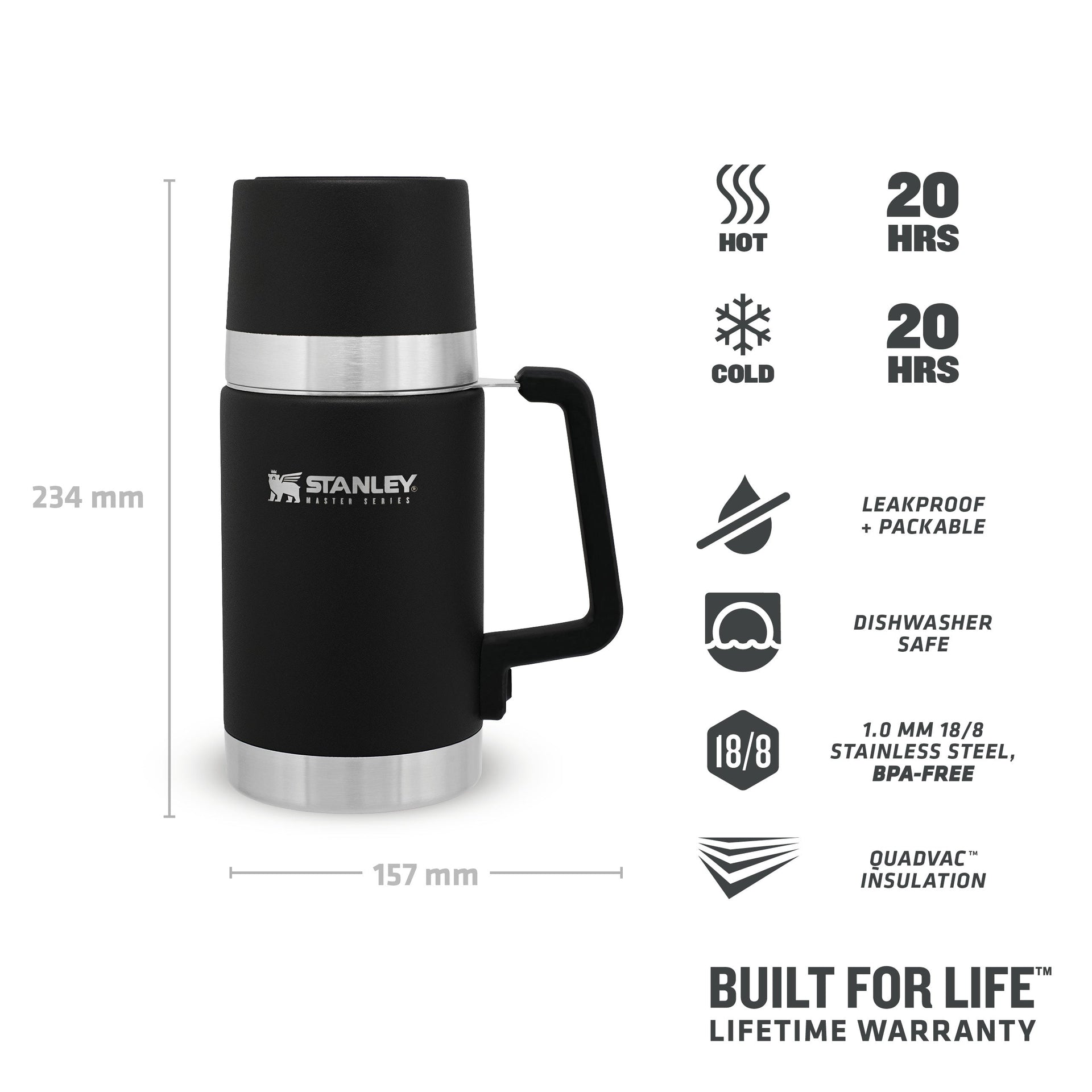 Master Unbreakable Vacuum Food Jar | 0.70L