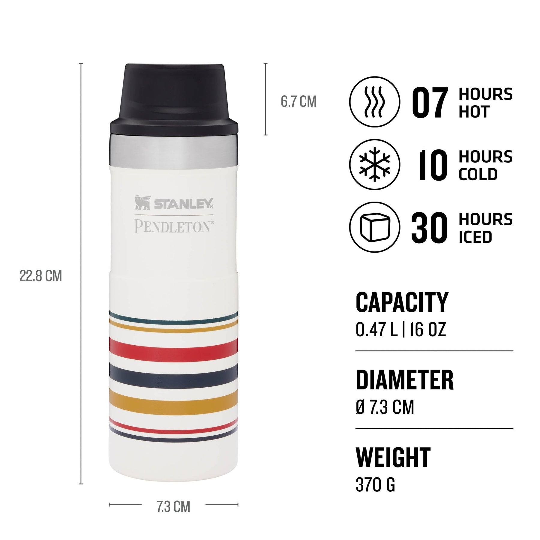 Stanley X Pendleton 16 oz Insulated Bottle – Hike House