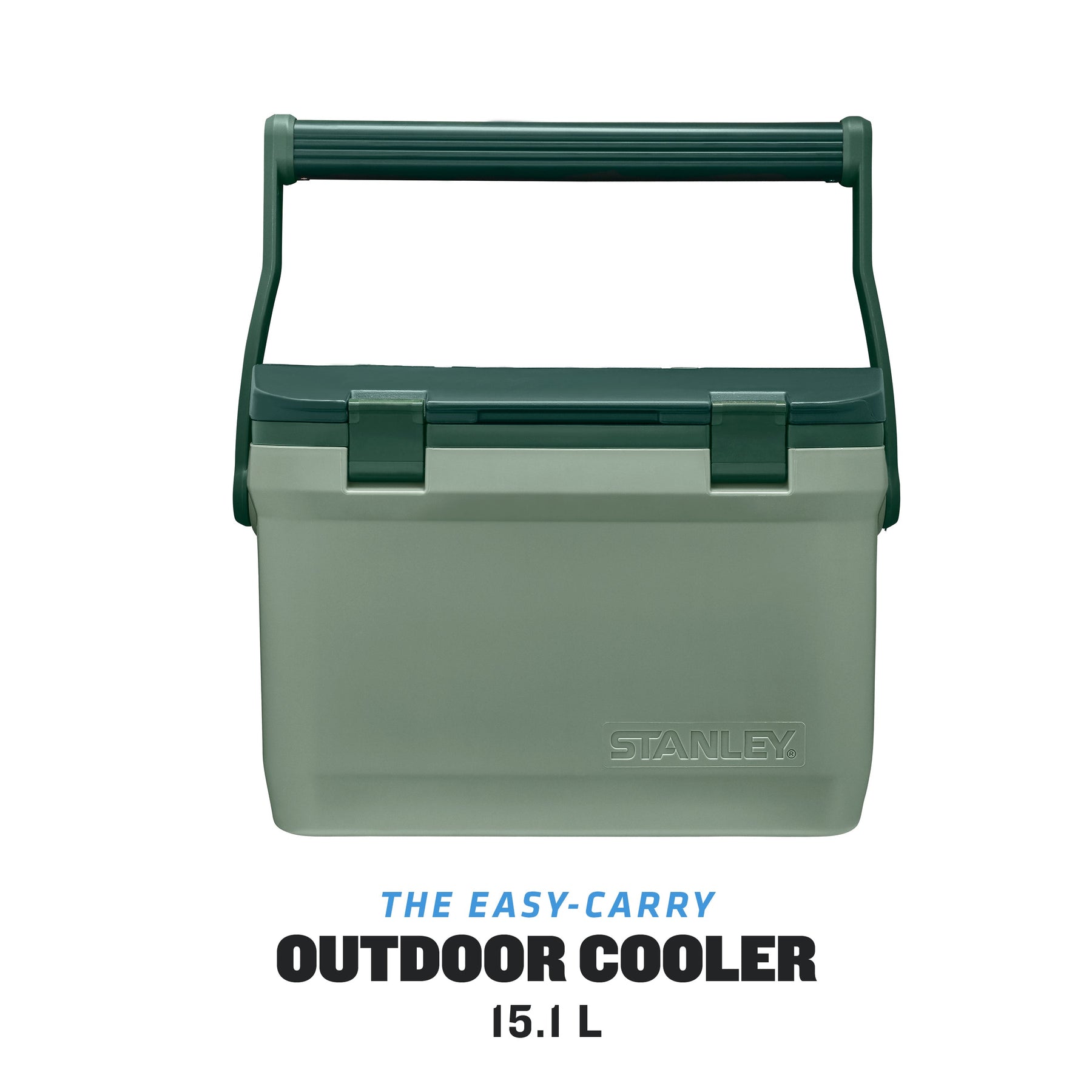 Stanley Adventure Outdoor Cooler 15.1L Green - Double Wall Foam Insulated  Cool Box - BPA-Free - Chest Cooler - Heavy Duty Camping Cooler Box Doubles